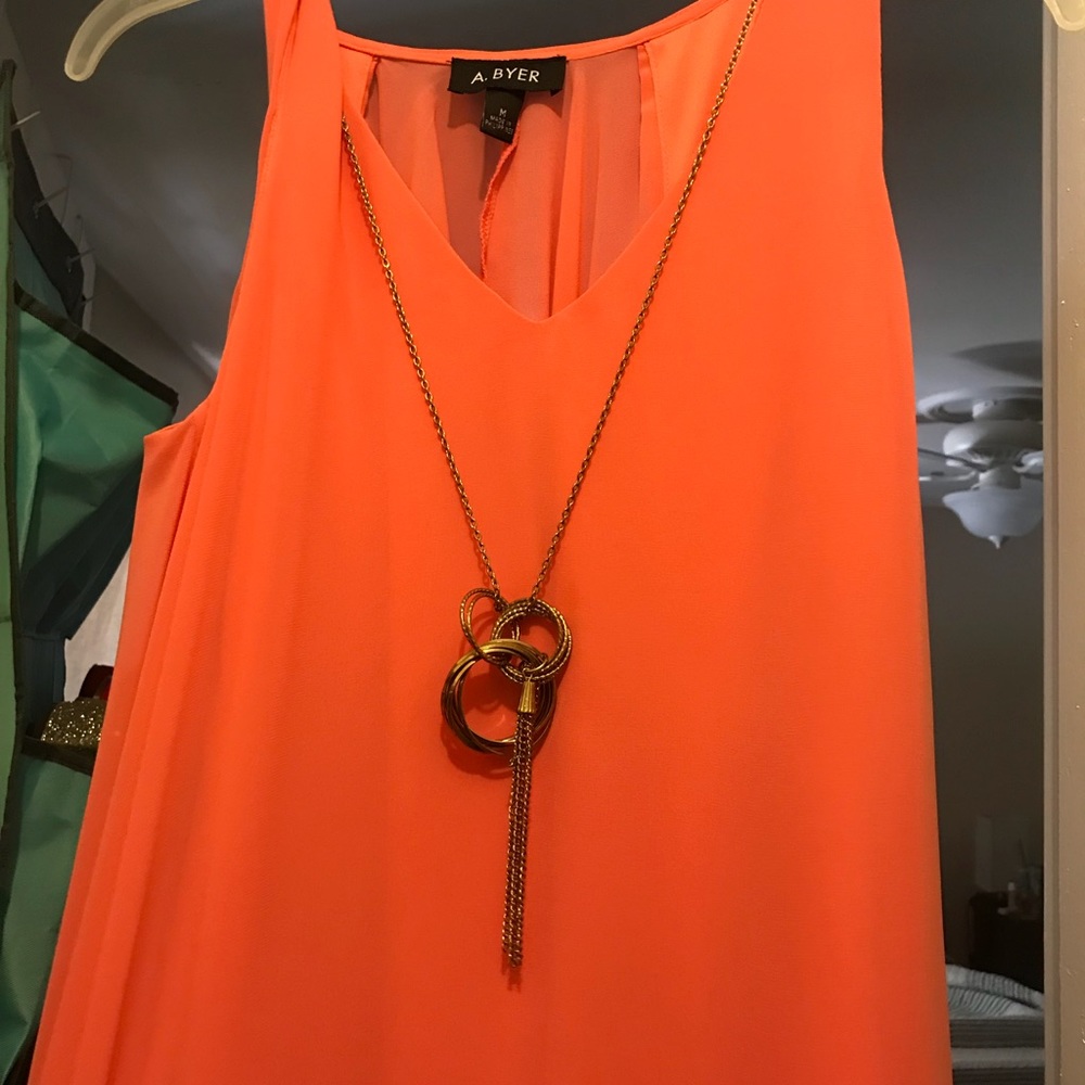 Orange dress